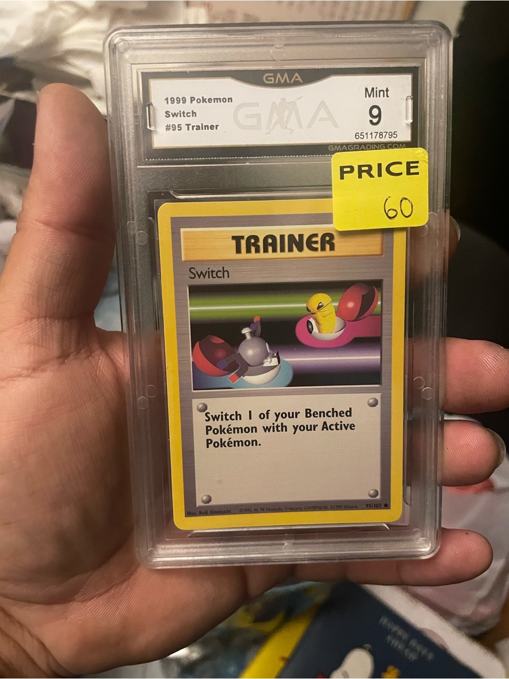 Pokémon switch graded card